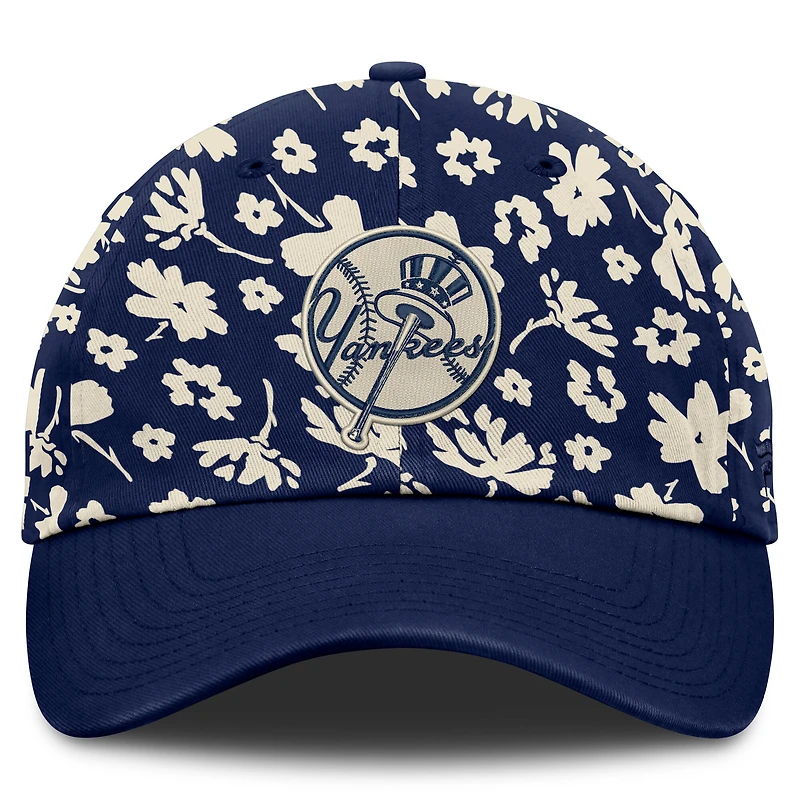 Chapeau ajustable Fanatics bleu marine New York Yankees Blossom pour femme