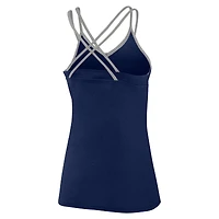 Women's Fanatics Navy New York Yankees Go For It Strappy V-Neck Tank Top