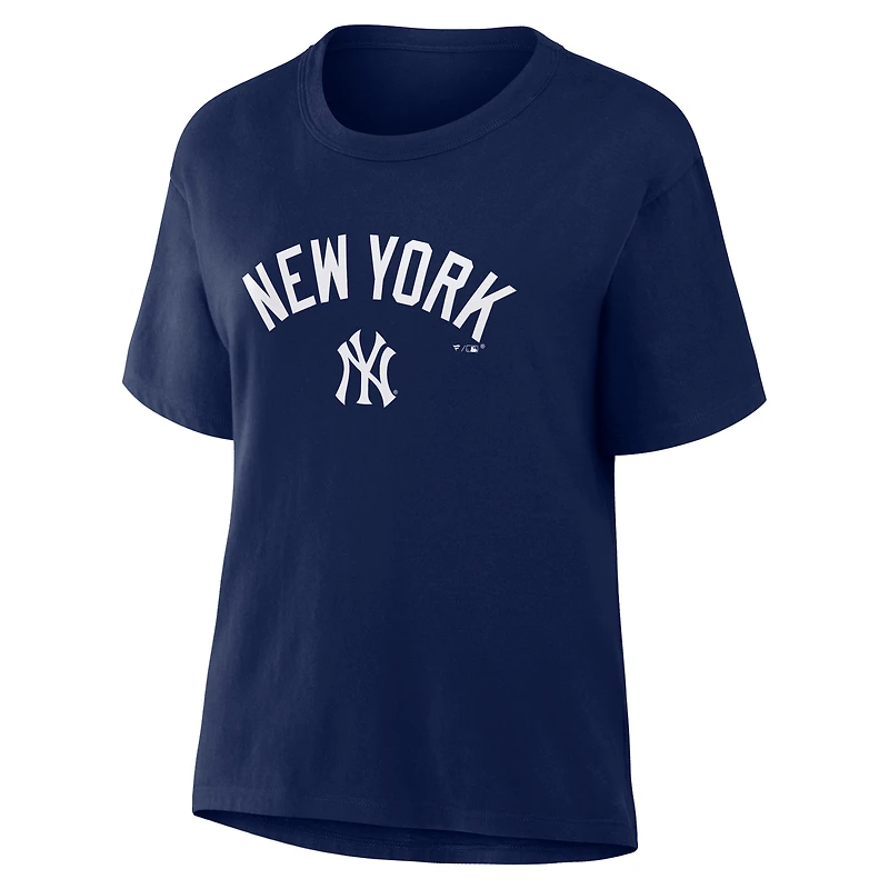 Women's Fanatics Navy New York Yankees Lockup Legacy T-Shirt
