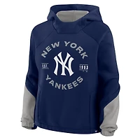 Sweat à capuche surdimensionné pour femme Fanatics Navy New York Yankees Time to Win