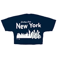 T-shirt court Fanatics bleu marine pour femme