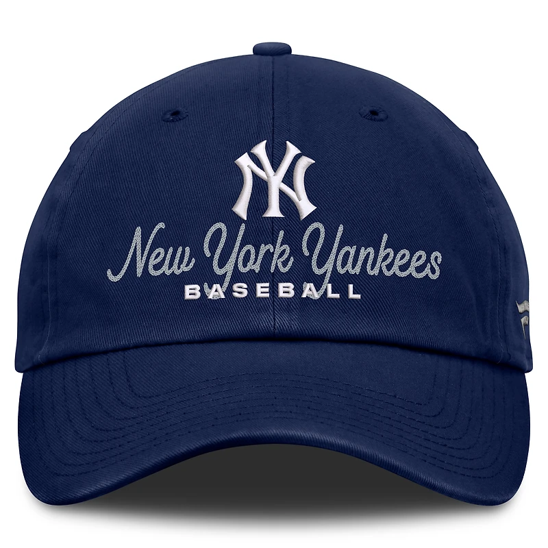 Casquette ajustable Fanatics Velocity bleu marine pour femme