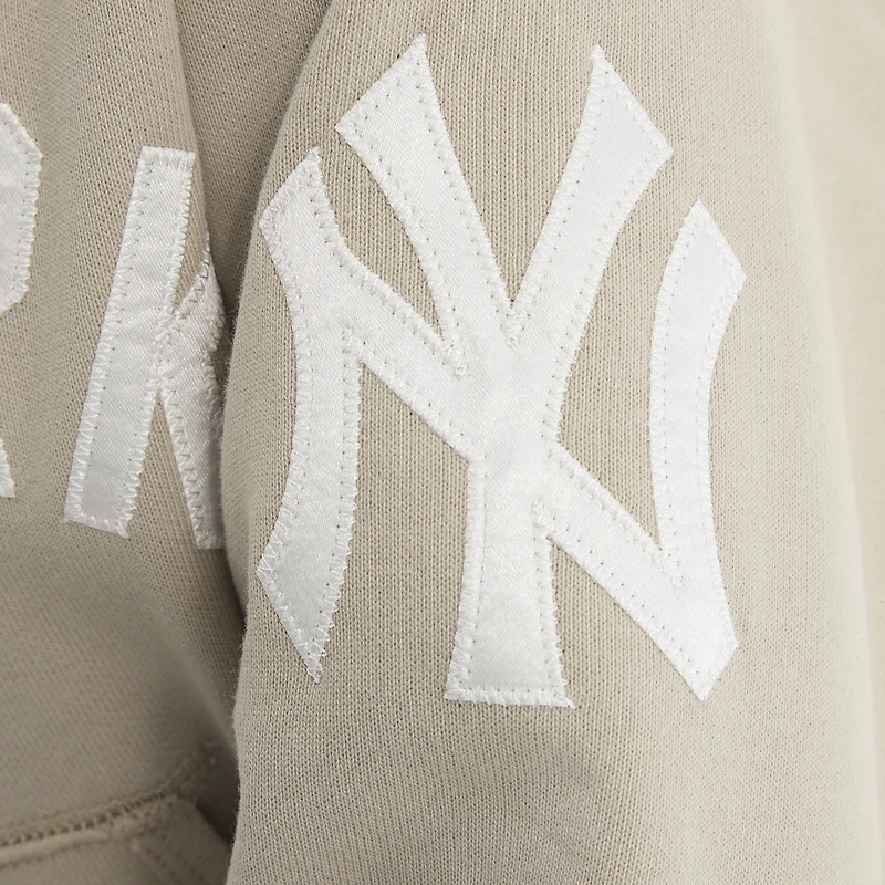 Women's Fanatics Sepia Tint New York Yankees Iconic Terry Full-Zip Hoodie