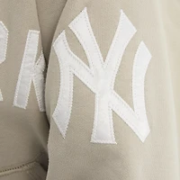 Women's Fanatics Sepia Tint New York Yankees Iconic Terry Full-Zip Hoodie