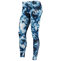 Legging tie-dye New York Yankees FOCO bleu marine pour femme
