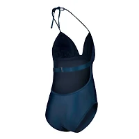 Women's G-III 4Her by Carl Banks Navy New York Yankees Full Count One-Piece Swimsuit