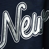 Women's G-III 4Her by Carl Banks Navy New York Yankees Game Time Slub Beach V-Neck