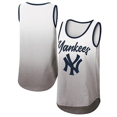 Débardeur G-III 4Her by Carl Banks pour femme avec logo New York Yankees blanc jour d'ouverture