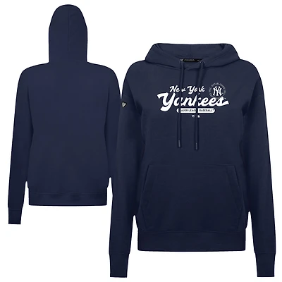 Sweat à capuche bleu marine pour femme Levelwear New York Yankees Accolade Adorn Monument