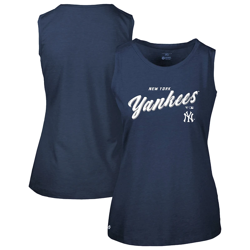 Débardeur Levelwear bleu marine New York Yankees Accolade Macy Prospect pour femme