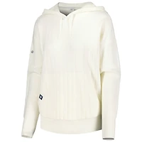 Women's Levelwear White New York Yankees Dream Icon Tab Pullover Hoodie