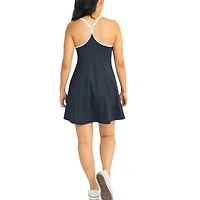 Robe à encolure dégagée bretelles Nakita des New York Yankees Lusso Navy pour femme