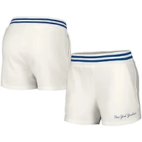 Short Maeg Tri-Blend Pocket des New York Yankees Lusso White pour femme