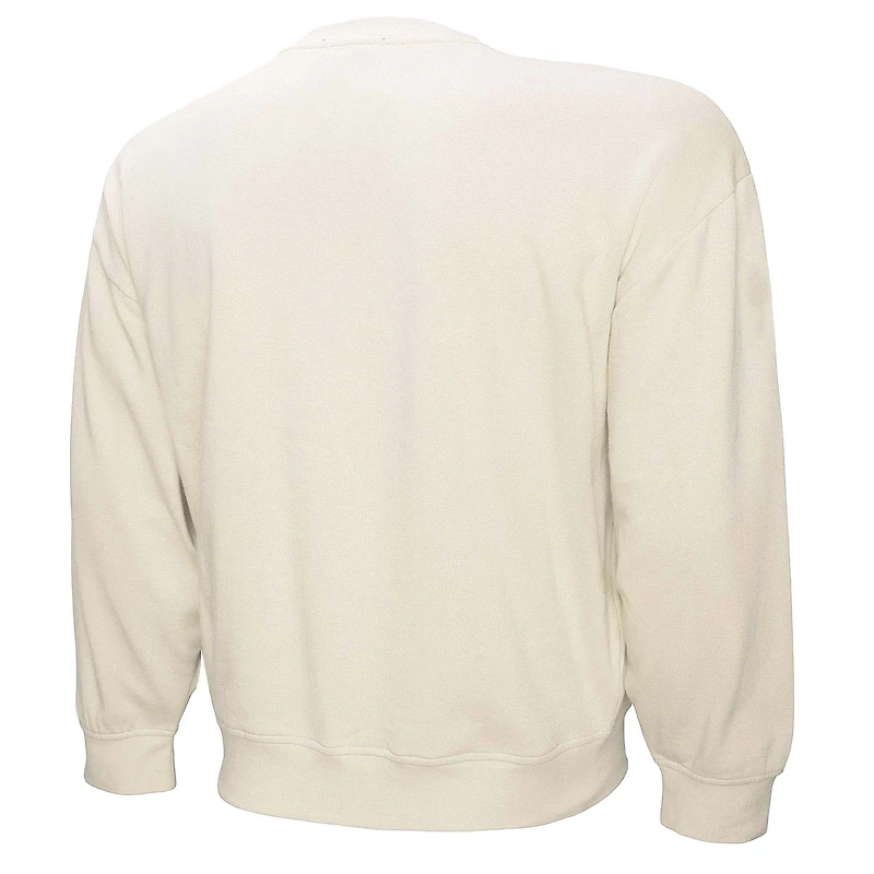 Women's Mitchell & Ness Cream New York Yankees Cooperstown Collection Laurel Pullover Sweatshirt
