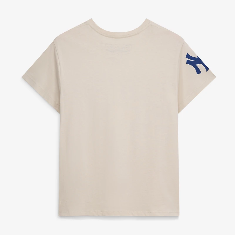 T-shirt rétro Mitchell & Ness Derek Jeter crème New York Yankees Cooperstown pour femmes