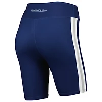 Short de motard bleu marine New York Yankees Mitchell & Ness pour femme