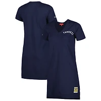 Robe à encolure en V de la collection Cooperstown des New York Yankees Mitchell & Ness pour femme, bleu marine