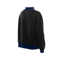 Sweat-shirt à col montant en polaire recyclée New Era noir des Yankees de York pour femme