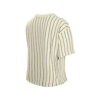T-shirt New Era crème pour femme, style rétro, York Yankees