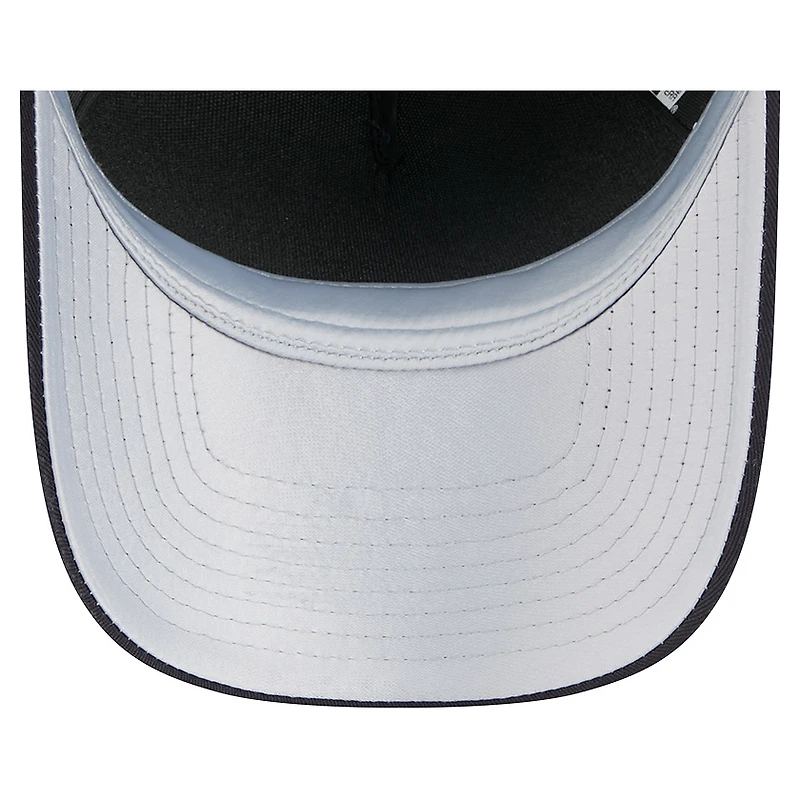 Women's New Era Navy New York Yankees Metallic A-Frame 9FORTY Adjustable Hat