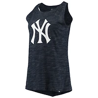 Débardeur New Era bleu marine avec nœud dans le dos des York Yankees pour femme