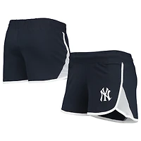 Short New Era bleu marine stretch York Yankees pour femme