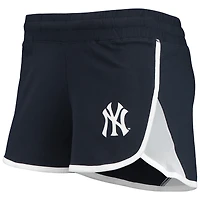Short New Era bleu marine stretch York Yankees pour femme