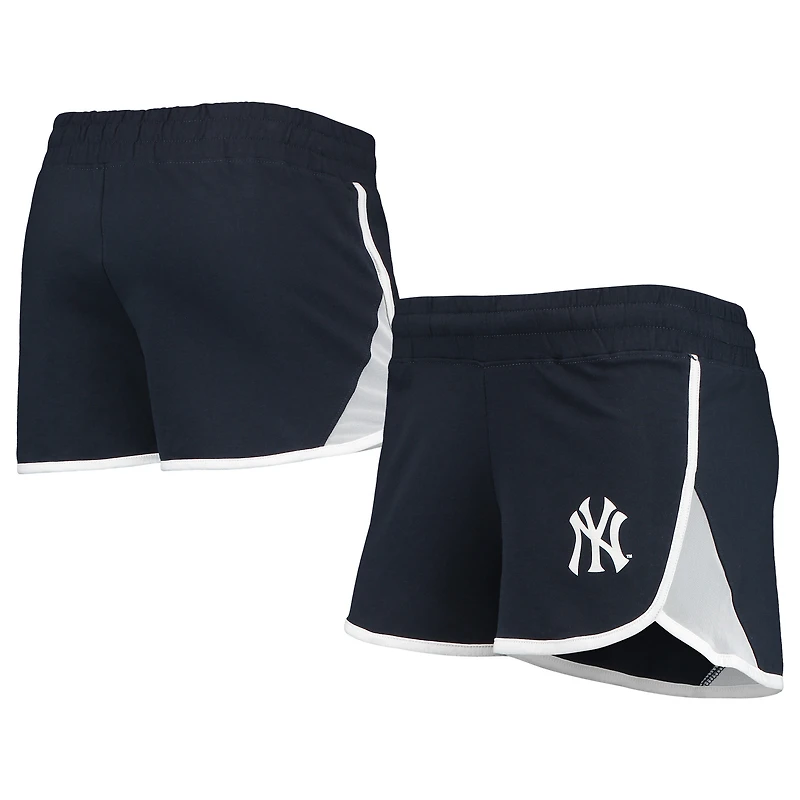 Short New Era bleu marine stretch York Yankees pour femme