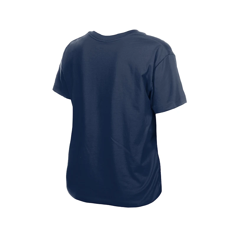 Women's New Era Navy York Yankees V-Neck T-Shirt