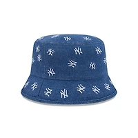 Women's New Era New York Yankees Denim Micro Bucket Hat