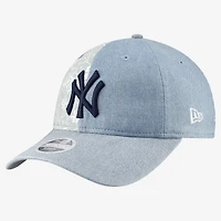 Women's New Era  New York Yankees Denim Patchwork 9TWENTY Adjustable Hat