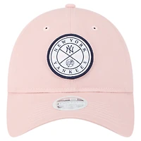 Casquette ajustable Bloom 9TWENTY rose New Era pour femme des Yankees de New York
