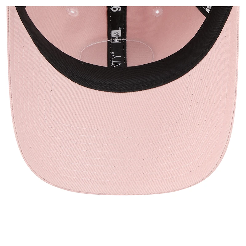 Casquette ajustable Bloom 9TWENTY rose New Era pour femme des Yankees de New York