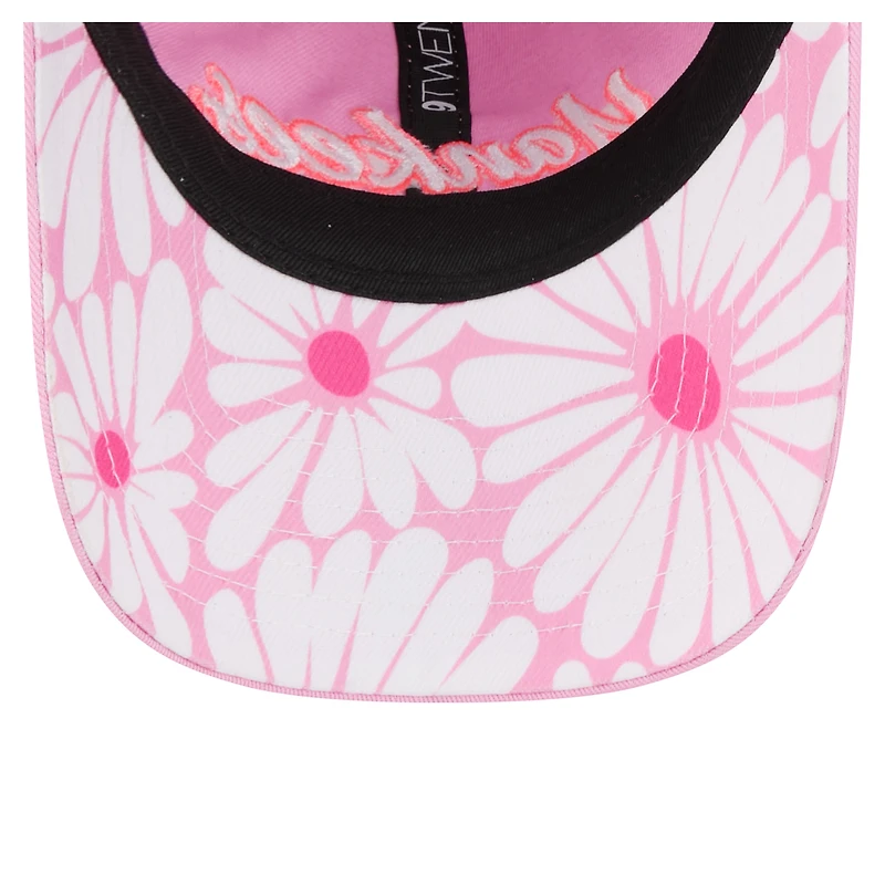 Casquette ajustable 9TWENTY rose New Era pour femme, motif fête des mères, des Yankees de New York