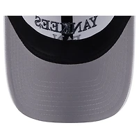Casquette ajustable New Era blanche pour femme, fan de l'équipe des Yankees de New York, modèle 9TWENTY