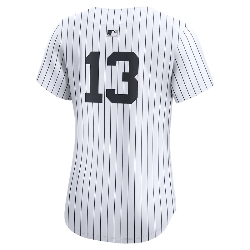 Maillot de joueur Nike Jazz Chisholm Jr. New York Yankees Home Limited pour femme, blanc