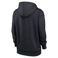 Sweat à capuche Nike bleu marine New York Yankees Authentic Collection Performance pour femme