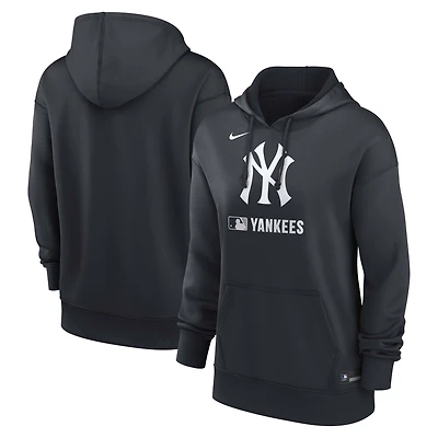 Women's Nike Navy New York Yankees Authentic Collection Performance Pullover Hoodie