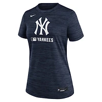 Women's Nike  Navy New York Yankees Authentic Collection Velocity Performance T-Shirt