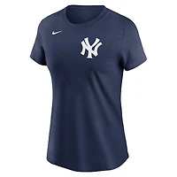 T-shirt Nike bleu marine avec logo Fuse New York Yankees pour femme