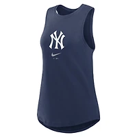 Women's Nike Navy New York Yankees Legacy Icon High Neck Dri-FIT Tank Top