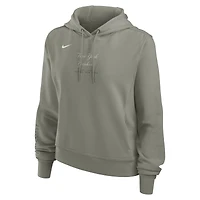 Women's Nike Olive New York Yankees One Tri-Blend Dri-FIT Hoodie