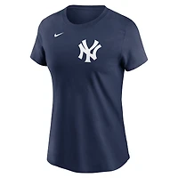 T-shirt Nike Paul Goldschmidt bleu marine New York Yankees Cooperstown Collection Fuse avec nom et numéro pour femme