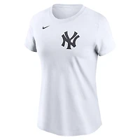 T-shirt Nike Paul Goldschmidt blanc pour femme avec nom et numéro Fuse des Yankees de New York