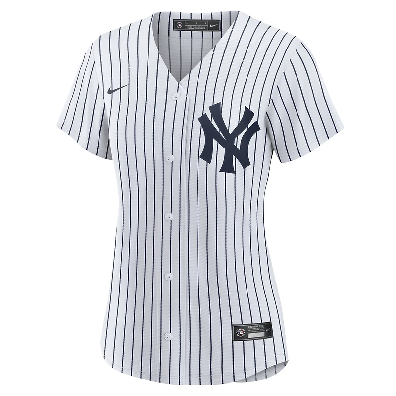 Maillot Nike New York Yankees Home Replica Team pour femme, blanc