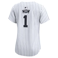 Women's Nike White New York Yankees #1 Mom Home Limited Jersey
