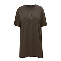 Women's Pro Standard Brown New York Yankees Neutral T-Shirt Dress