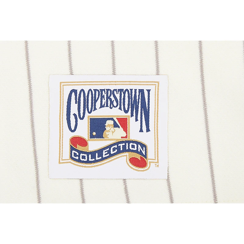 Women's Pro Standard Cream New York Yankees Cooperstown Collection Pinstripe Retro Classic Fleece Shorts