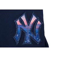 Women's Pro Standard Navy New York Yankees City Scape Bike Shorts