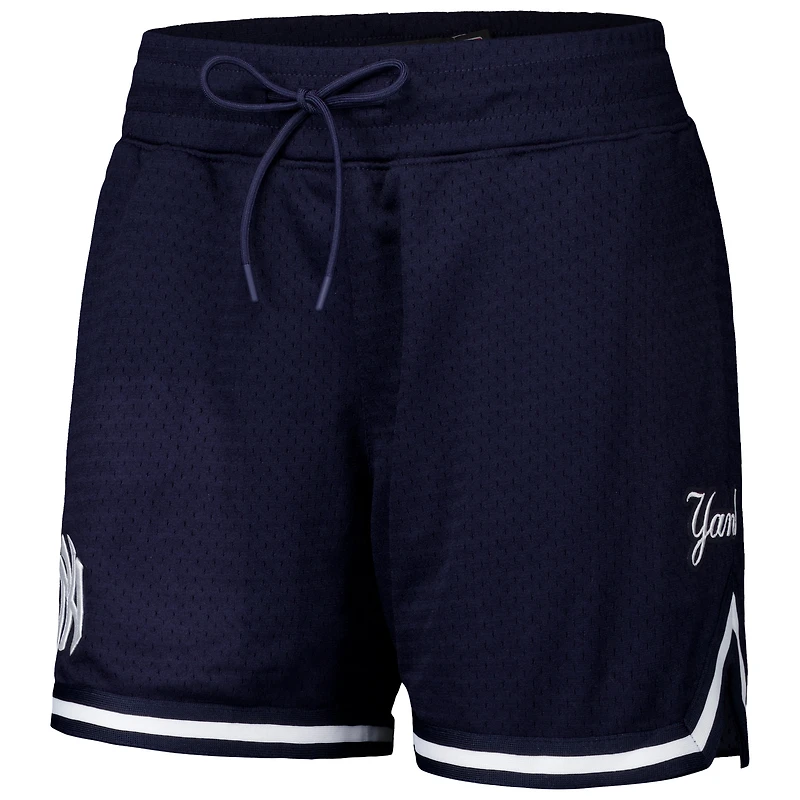 Women's Pro Standard Navy New York Yankees Classic Mesh Shorts